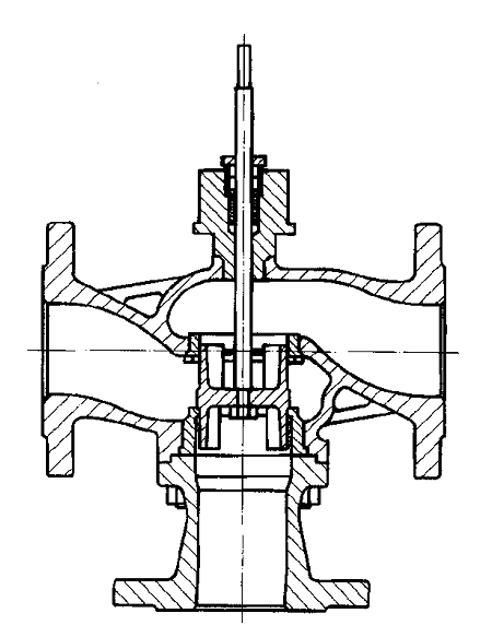 Трехходовой смесительный клапан RV 214